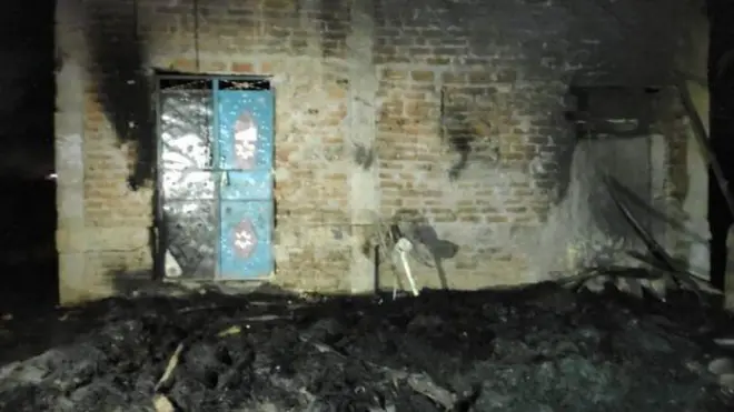 ఉన్నావ్‌లో బాధితురాలి ఇల్లు