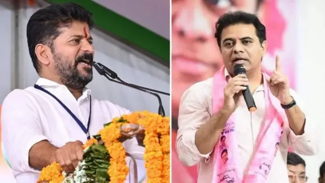 సీఎం రేవంత్ రెడ్డి, మాజీ మంత్రి కేటీఆర్