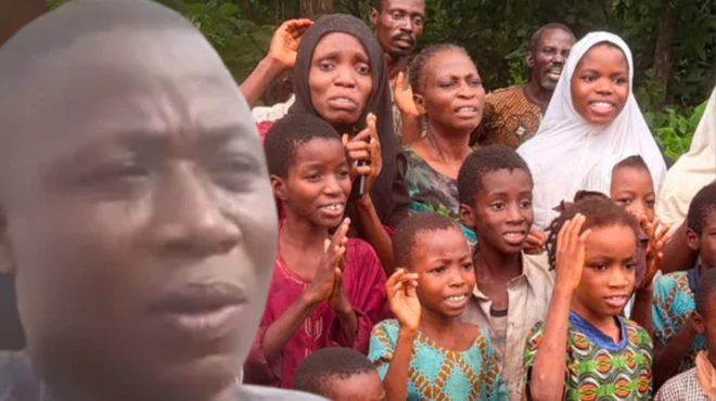 Oloye Sunday Igboho atawọn akẹkọọ pẹlu awọn olukọ Oriire to gbominira lọwọ ajinigbe