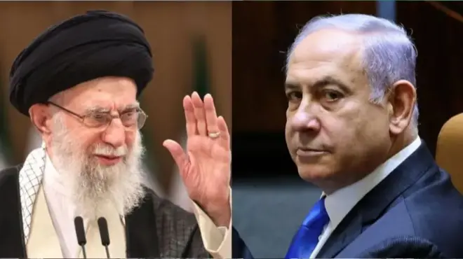 अयातुल्ला अली खामेनी आणि बेंजामिन नेतन्याहू