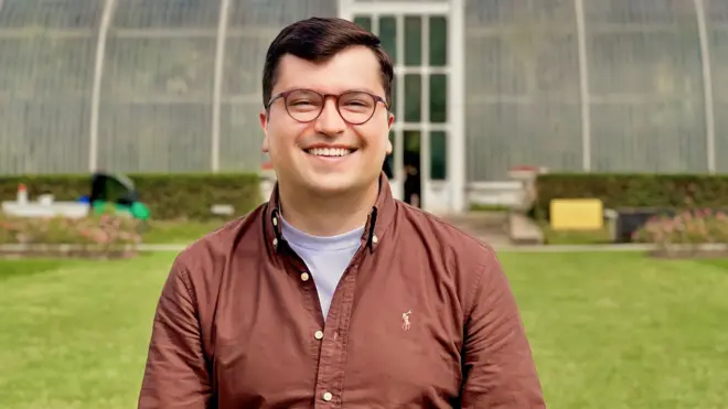 Luis Felipe Molina en Kew Gardens