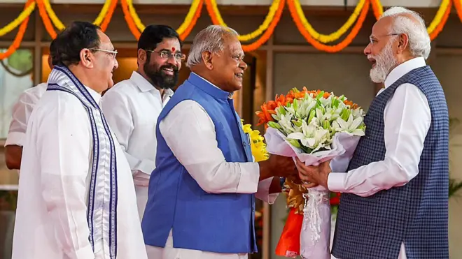 जीतन राम मांझी और नरेंद्र मोदी