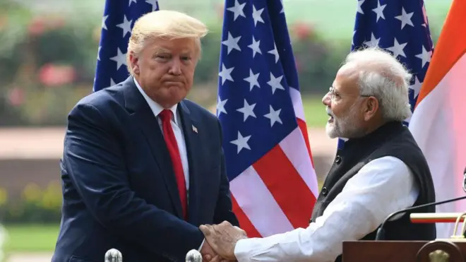 डोनाल्ड ट्रंप और मोदी