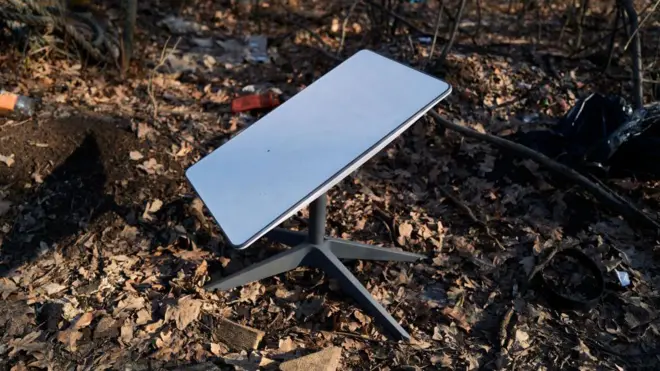 Термінал Starlink на фронті 