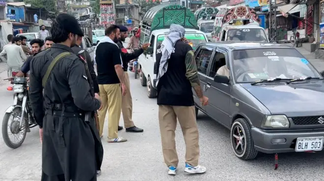 مظفرآباد میں سکیورٹی