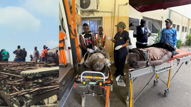 Awọn to farapa nibi ile to dawo l'Abuja