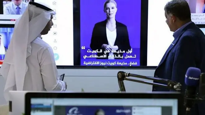 مذيعو الذكاء الصناعي