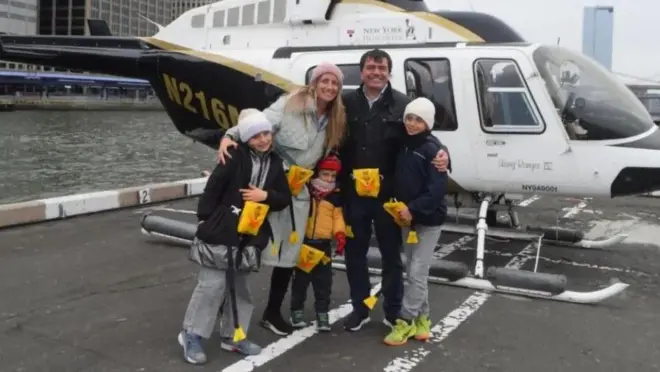 španska porodica, pad helikoptera