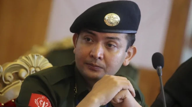 अराकान आर्मी के प्रमुख तवान म्रात नाइंग