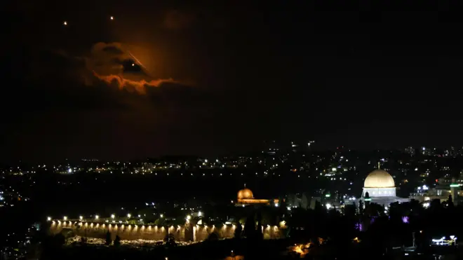 Missiles over Jerusalem