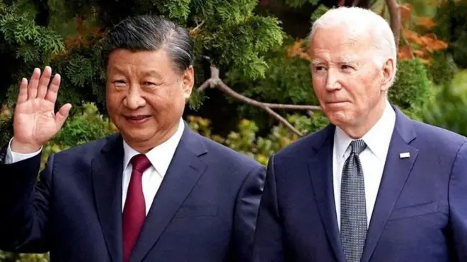 जो बाइडन और शी जिनपिंग