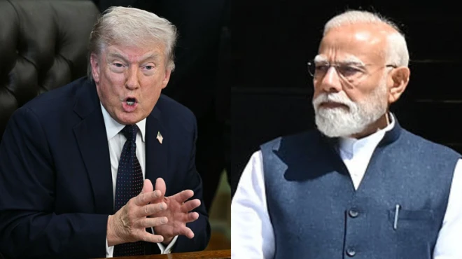 अमेरिकी राष्ट्रपति डोनाल्ड ट्रंप और नरेंद्र मोदी