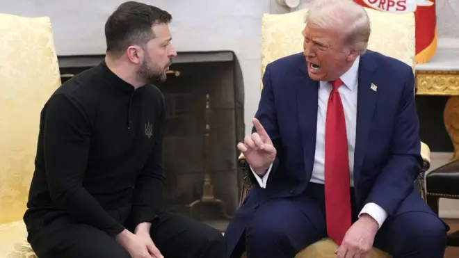Владимир Зеленский и Дональд Трамп 