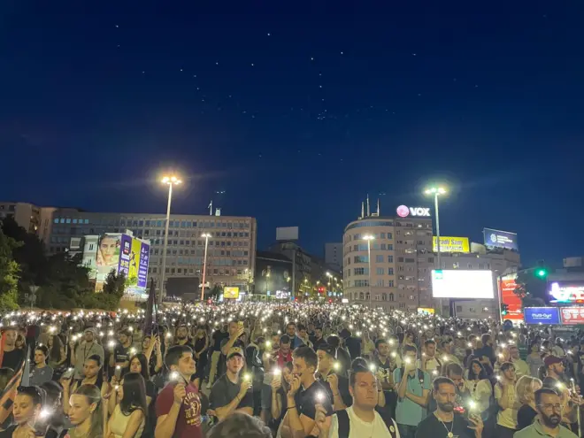 Protest u Beogradu