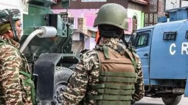 जम्मू कश्मीर में सुरक्षा बल