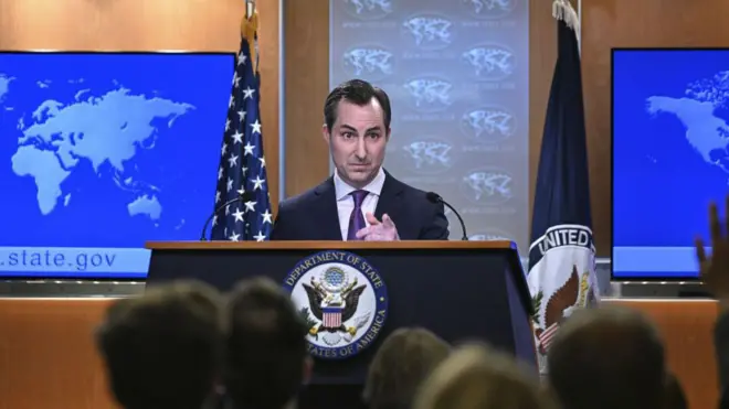 মার্কিন পররাষ্ট্র দপ্তরের মুখপাত্র ম্যাথু মিলারের 