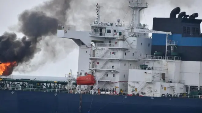 نفتکش در خلیج عدن 