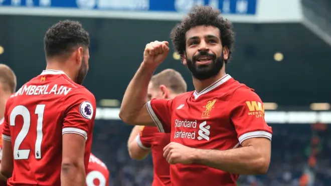 Mohamed Salah, attanquant de Liverpool