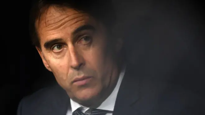 Former Real Madrid coach Julen Lopetegui