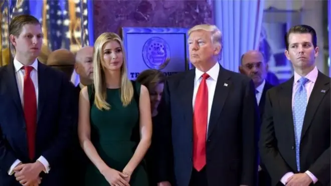 Con của ông Trump - Ivanka, Eric và Donald Jr đều bị nêu tên trong vụ kiện