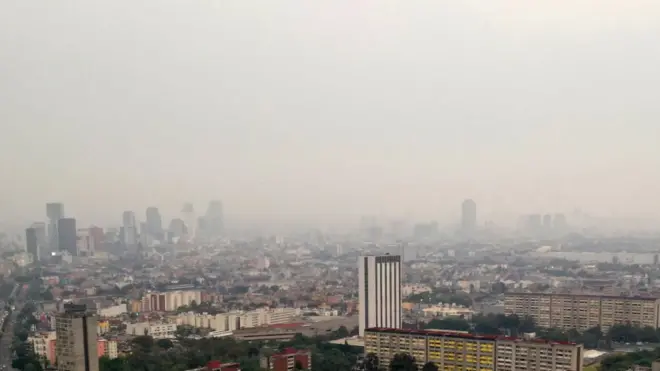 በአየር የተበከለ ከተማ