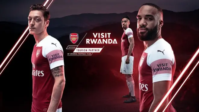 Arsenal signe un accord pour la promotion du tourisme au Rwanda