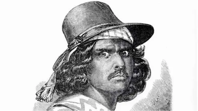 Grabado de Joaquín Murrieta