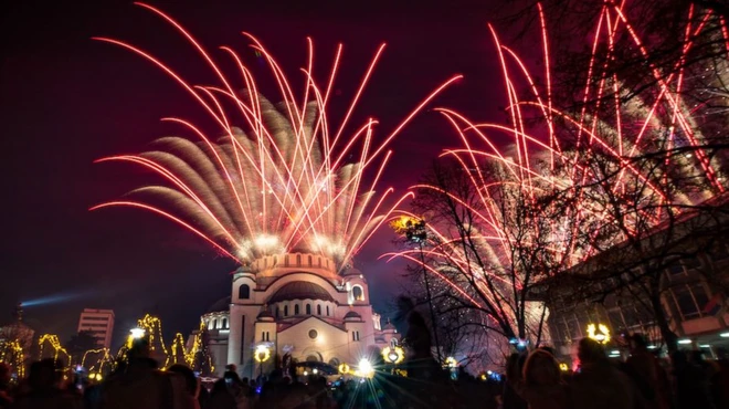 Doček srpske Nove godine u januaru 2019. godine u Beogradu