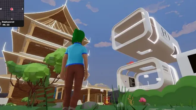 metaverzum virtielna realost Decentraland