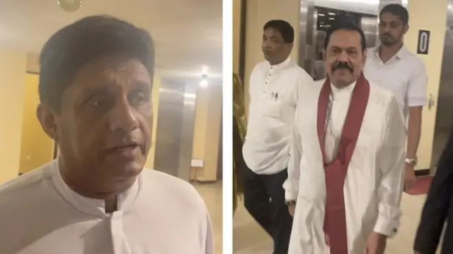 ''අපි බල්කොලොත් රටක්. බංකොලොත් රටවල් ඡන්ද තියන්නේ නෑ.''