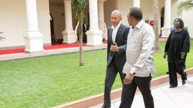 Barack Obama et Uhuru Kenyatta