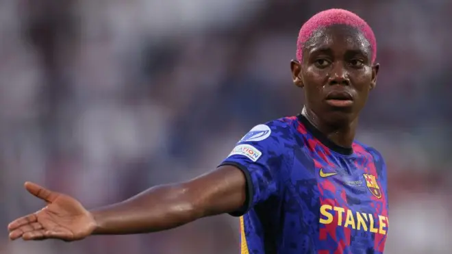 Asisat Oshoala Join Bay FC From Barcelona - BBC News Pidgin