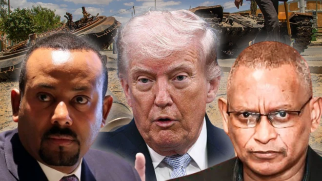ኣብይ ኣሕመድ፣ ዶናልድ ትራምፕን ደብረፅዮን ገ/ሚካኤልን (ካብ ፀጋም ናብ የማን)