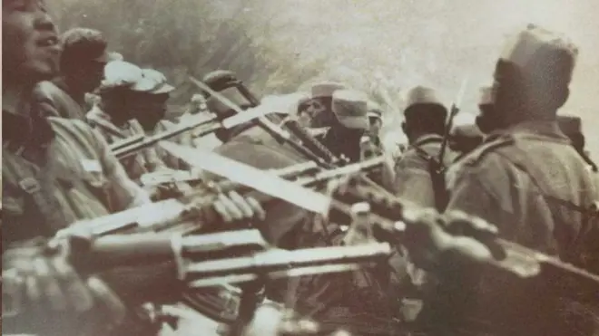 ચીની સૈનિકો સાથે અથડામણ સમયની તસવીર