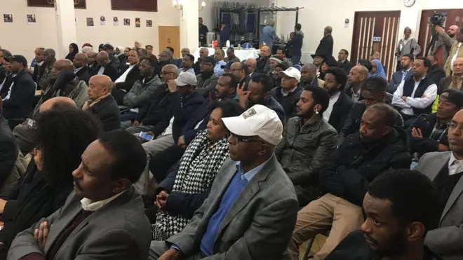 ኣኼበኛታት ኣብ መዓልቲ እሱራት ለንደን 13 ሚያዝያ 2019