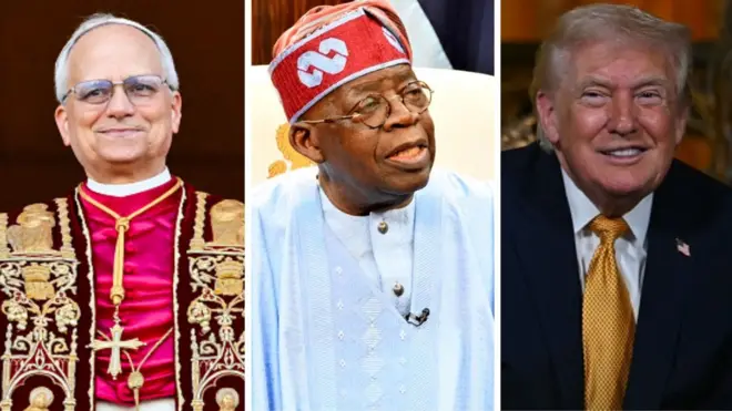 Pope Leo, Bola Tinubu, Donald Trump
