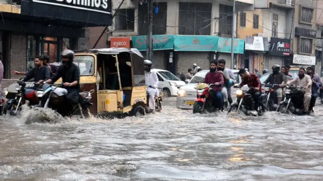 بارش، کراچی