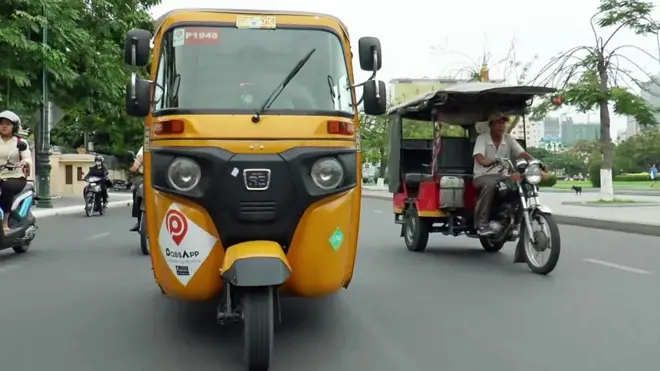 Tuk-tuk en Cambodia