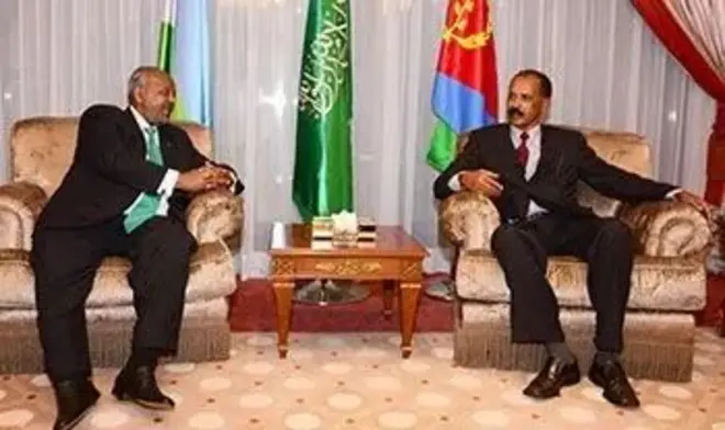  Isayas Afewerki iyo dhiggiisa Jabuuti, Ismaaciil Cumar Geelle