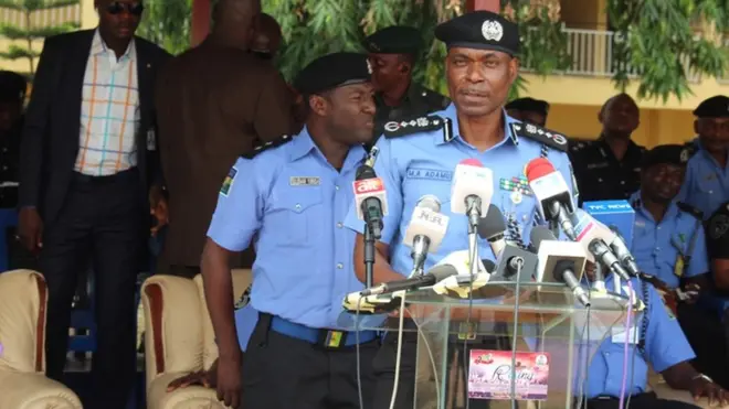 Onyeisi ndí uweojii Mohammed Adamu. Lagos 15-04-19.