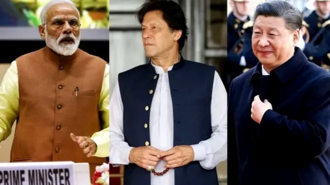 नरेंद्र मोदी, इमरान ख़ान और शी जिनपिंग