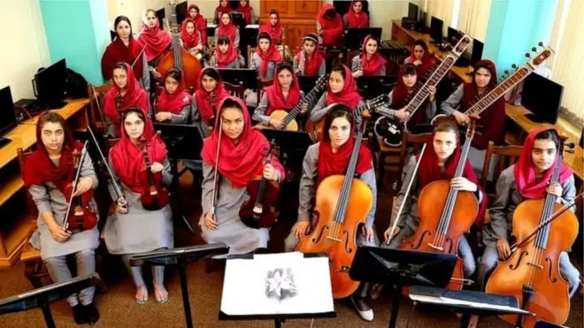 د افغانستان موسیقي ملي انسټیوټ په مسلکي ډول د کلاسیک موسیقۍ زده کړې یوازینی مرکز دی، چې ډېری زده کونکې یې نجونې او یا یتیمان دي.