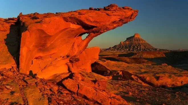 Situs ini digunakan untuk menguji kamera dan instrumen lain untuk dikirim ke Mars.