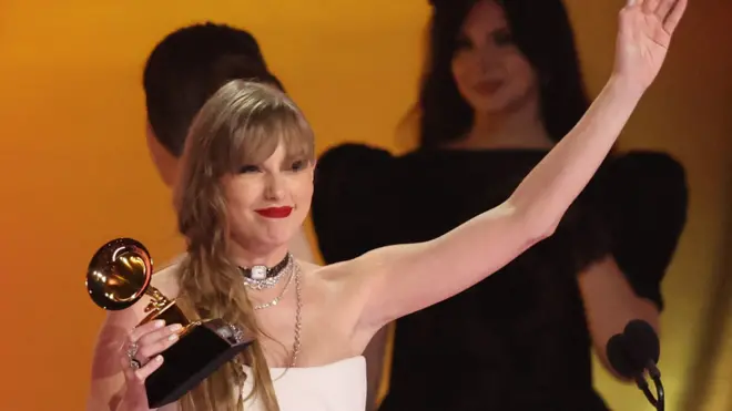 Taylor Swift at the Grammys