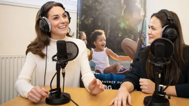 Кейт участвует в записи подкаста