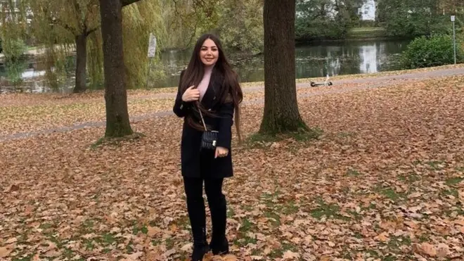 Maryam pictured in Germany on 10 November