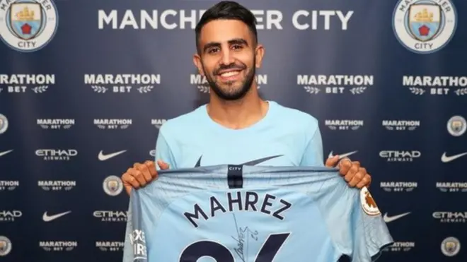 أصبح رياض محرز أغلى صفقة في تاريخ مانشستر سيتي