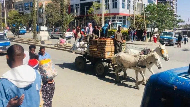 ነበርቲ ኣብ ጎደናታት ከተማ መቐለ
