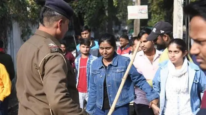 बिहार में प्रदर्शन