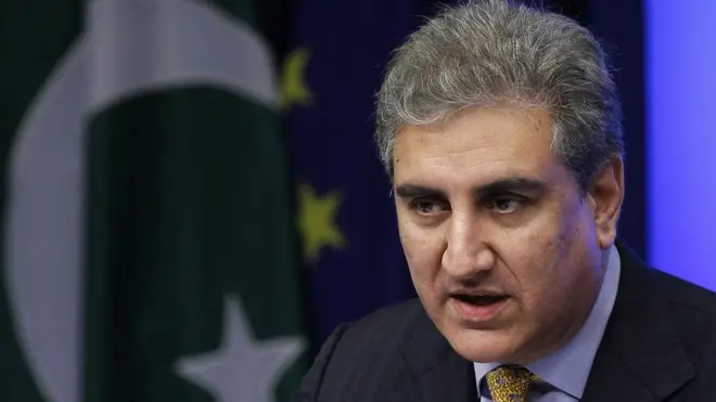 పాకిస్తాన్ విదేశాంగ శాఖ మంత్రి షా మొహమ్మద్ ఖురేషీ